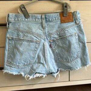 Levi’s 501 distressed shorts